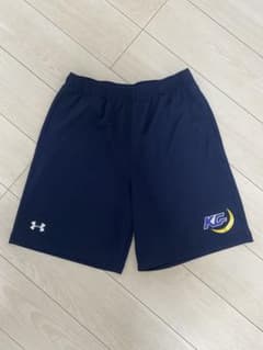 【非売品】関西学院大学アメフトFIGHTERSハーフパンツ アンダーアーマー 紺☆関西学院大学 アメフト ハーフパンツ アンダーアーマー 関学