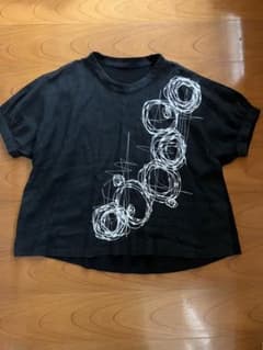 センソユニコ 慈雨 黒 半袖 Tシャツ 刺繍デザイン - メルカリ