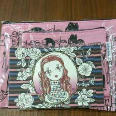 (ろか様専用です。)JeffreyFulvimariフラットポーチセットS＆Mのサムネイル