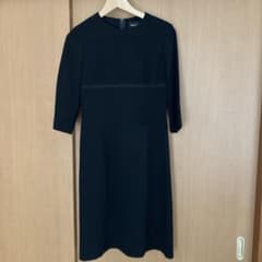 미품 블랙 포멀 관혼상제 봄 여름 원피스 9호 파슨스