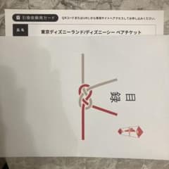 ディズニーチケット　ディズニーランド　ディズニーシー　ペアチケットのサムネイル