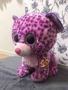 ディズニー ぬいぐるみ　ty ヒョウ　XL 巨大　大きい　ピンク　人形のサムネイル