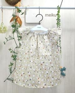 SALE♡1800円→1400円シマエナガ柄　チュニック　100cmのサムネイル
