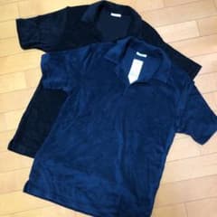 GU パイルスキッパーポロシャツ（半袖）2枚のサムネイル