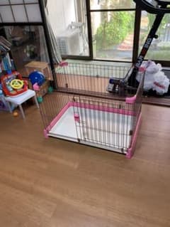 犬用サークル　ピンク　リッチェルのサムネイル