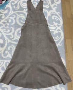 ZARA ジャンパースカート ワンピース マーメイド スウェード スエードのサムネイル