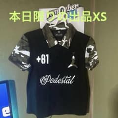 Pedestal ポロシャツ M Pedestal ポロシャツ カモフラ柄 ブラックxs - メルカリ