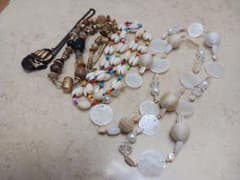 ネックレス アクセサリー 4本まとめ売り シェル 貝殻 ビーズのサムネイル