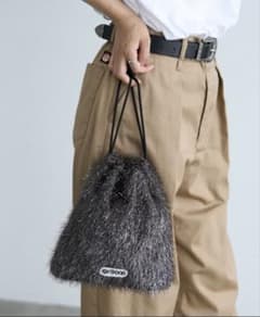 OUTDOOR PRODUCTS 巾着型2wayショルダーバッグ(グレー)のサムネイル