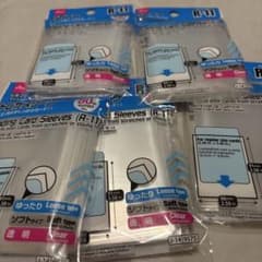 DAISO トレーディングカードスリーブ R-11 80枚入り 5個セットのサムネイル