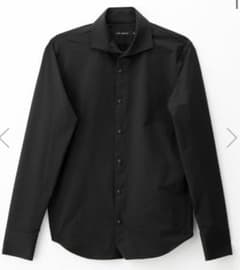 値下げ！1piu1uguale3 PLAIN SHIRTS［BLACK］サイズⅥのサムネイル