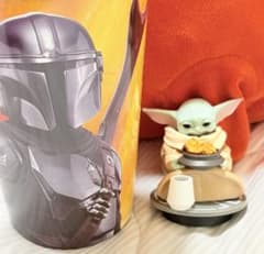 マンダロリアン&グローグー トッパーフィギュア付きドリンクカップ