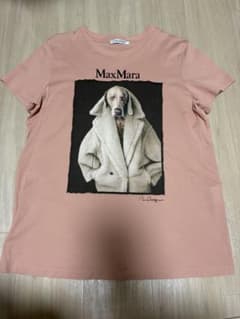 MaxMara ドッグプリント Tシャツ ピンク | Mercari