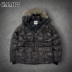 CAMP7 y2k archive ダウンジャケット ファー フード 肉厚 短丈 - メルカリ