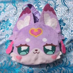 名探偵プリキュア ストラップ付き顔型ぬいぐるみポーチ