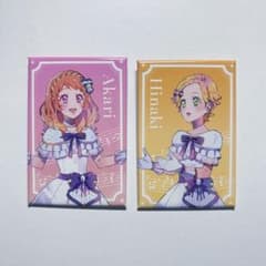 アイカツ オケカツ缶バッジ あかり、ひなき - メルカリ
