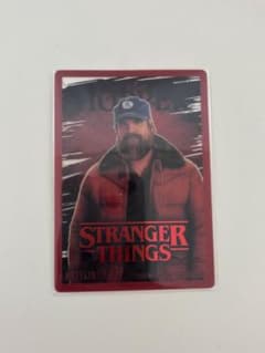 STRANGER THINGS 호퍼 참신 클리어 카드