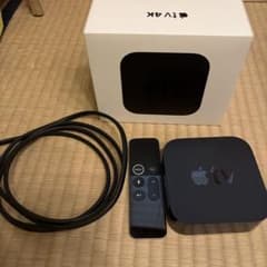 Apple TV 4KHDR 64GB 本体 リモコン ケーブル付き - メルカリ