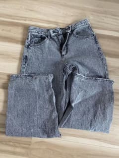 ローライズバギージーンズ　s