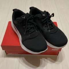 PUMA プーマ スニーカー 黒 25.5cm SOFTRIDE ソフトライドのサムネイル