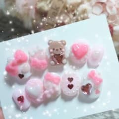くまさん♡ネイルチップのサムネイル