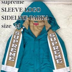 希少】supreme SLEEVE LOGO SIDELINE PARKA M - メルカリ