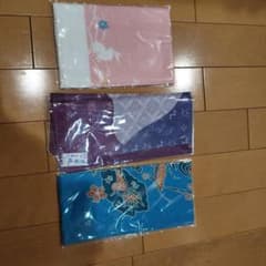 手ぬぐい 3枚セット 琉球絣 紅型 うさぎ柄のサムネイル