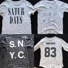サーフブランドＴシャツまとめ売りセール！サタデーズ、ユニフォームエクスペリメントのサムネイル