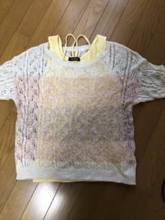 春ニットとキャミ2点セットのサムネイル
