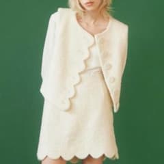 Sea room lynn ツイードスカラップminiスカートのサムネイル