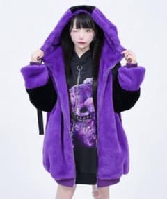 トラバストーキョー ファーブルゾン パープルのサムネイル