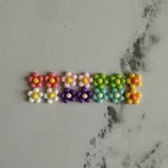 ネイルパーツ フラワー 花 カラフル 14個セットのサムネイル