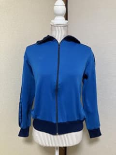 adidas トラックジャケット ブルー　70sのサムネイル