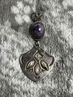 インディアンジュエリー ペンダント トップ スタンプワーク - メルカリ
