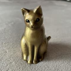 金属製 【猫の栓抜き】　オブジェ　置物のサムネイル