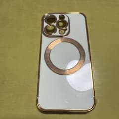 MagSafe対応 iPhone用ケース ホワイトゴールド iPhone15プロのサムネイル