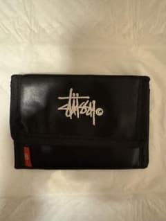 Stussy ブラック 三つ折り財布のサムネイル