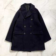 B13898 コモリ キャバリーメルトンコート ネイビー 2 - メルカリ
