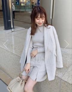 rienda ツイードジャケット ショートパンツ セットアップ　ミントのサムネイル