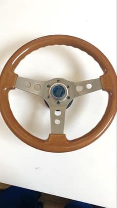OBA ウッド　ステアリング ハンドル 当時物 オバハン 旧車 イタリア産 OBA ウッド ステアリング ハンドル 当時物 オバハン 旧車 イタリア産