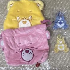 ケアベア　フェイスポーチ　シャカシャカアクリルキーホルダーのサムネイル