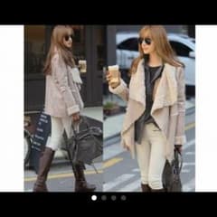 【本日限定価格】新品◼️フェイクムートンコート◼️ベージュのサムネイル