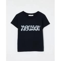 MOUSSY METALLIC LIQUID MOUSSY 티셔츠 블랙