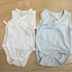 myn☆様専用 ユニクロ 60㎝ メッシュ 素材 ロンパースのサムネイル