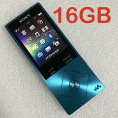 バッテリ良好】 ソニー ウォークマン NW-A25 16GB ビリジアンブルー