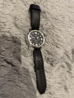 FOSSIL メンズ 腕時計 クロノグラフ ブラック