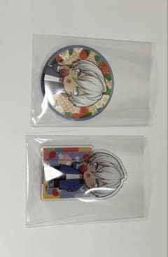 にじさんじ イブラヒム ミニアクリルスタンド 缶バッジ スイパラコラボのサムネイル