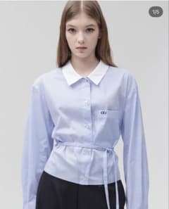 CEJ 韓国　ストライプシャツ　ST配色シャツのサムネイル