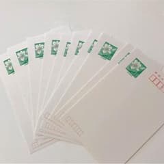 ゆゆねこ様専用☆です☆５２円ハガキ１０枚☆百合柄のサムネイル