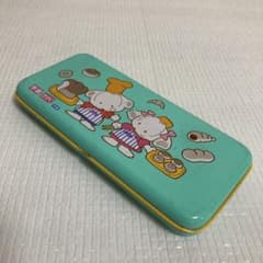 TS94 希少 学研 学習と科学 缶ペンケース 昭和レトロ 当時物 筆箱